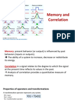 Memory and Correlation: DR Mohamed Seghier