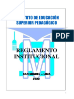 Reglamento Institucional