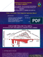 Grupo 01 - Trabajo Practico de Cierre Temporal de Minas