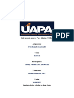 Tarea #2 Psicologia Educativa II