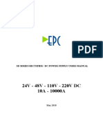 SD Series Rectifier DC Power Supply Users Manual