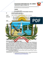 INFORME Nº059-2022-UOP-GIATMPA Estado Situacional Obra Huaylla Huaracalla Agua Culminacion de Saldo 2 Etapa