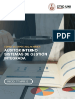 2CDE Auditor Interno Sistemas de Gestin Integrada - CTICUNI - fi17MAR19