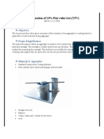 Lab # 4 Determination of 10% Fine Value Test (TFV) : Objective Scope &significance