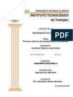 Procesos Básicos de Deshidratación