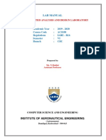 Lab Manual: Object Oriented Analysis and Design Laboratory