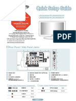 Samsung LN52A650A1F Quick Guide