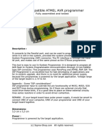 STK Compatible ATMEL AVR Programmer: Fully Assembled and Tested