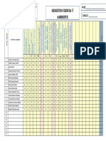 Registro Ciencia y Ambiente Llenado de Notas