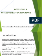 Urbanization and Sustainability in Bangalore