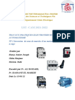 Compte Rendu TP2 Electrotechnique