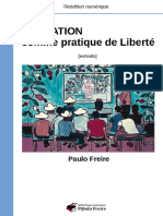 Education Comme Pratique de Liberte