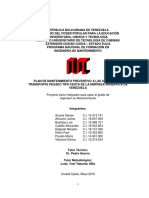 Plan de Mantenimiento Preventivo A Las Unidades de Transporte Pesado Tipo Cesta A La Empresa ASHERVICA DE VENEZUELA