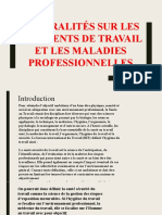 1 - Généralités Sur Les Accidents de Travail Et Les MP