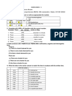 Didactic Unit: Reading Comprehension Shift: 3th Semestre Date: 24-05-2022