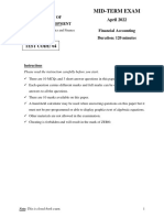 Midterm Test - Code 4 - FA - Sem 2 - 21.22