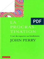 La Procrastination L'art de Reporter Au Lendemain