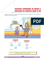 TEMA 11 Operaciones Combinadas de Adición y Sustracción de Números Hasta El 99