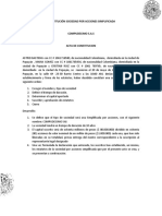 1 Constitución Sociedad Por Acciones Simplificada Compudecimo