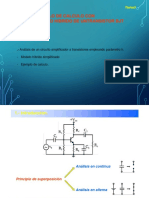 Tema-5 Ejemplo de Calculo Con El MODELO HIBRIDO DE UN TRANSISTOR BJT (sisACAD)