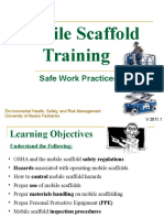 Mobile Scaffold Training: Safe Work Practices