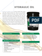 Aw Hydraulic Oil: Applications Selection Guide