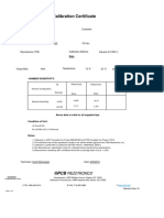 Bruel&Kjaer8206 Hammer Calibration