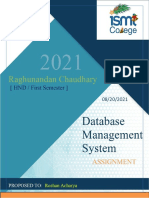 Database Assignment 