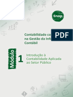 Módulo 1 - Introdução À Contabilidade Aplicada Ao Setor Público