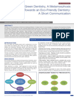 Green Dentistry, A Metamorphosis Towards An Eco-Friendly Dentistry: A Short Communication