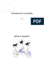 Introduction To Quality