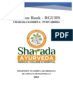 Question Bank Charaka Samhita Poorvardha