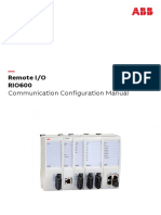 Remote I/O RIO600: Communication Configuration Manual