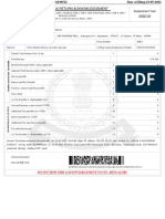 Indian Income Tax Return Acknowledgement 2022-23: Assessment Year