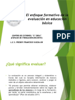 El Enfoque Formativo de La Evaluación