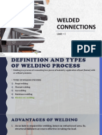 U-1 L-5 Welded Connections - Butt Weld