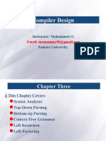 Chapter 3 - Syntax Analyzer