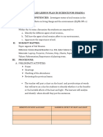 A Semi-Detailed Lesson Plan in Science For Grade-5 LEARNING COMPETENCIES: Investigate Extent of Soil Erosion in The