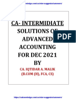 CA Inter Adv Accounts (New) Suggested Answer Dec21