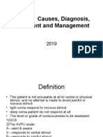 Coma-Causes, Diagnosis, Treatment and Management