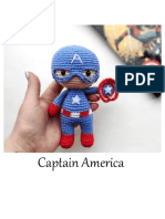 Captain America: Crochet Pattern by Daydarcycrochet