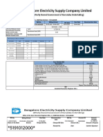 (4SEH37620) Type Domestic - LT2A Tariff 1LT2A1-N Sanctioned Load (KW) 3.00 Sanctioned Load (HP)