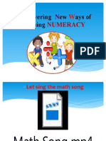 Rediscovering New Ways in Teaching Numeracy