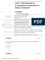 Examen - (AAB02) Cuestionario 1 - Retroalimente Su Aprendizaje Dando Respuesta Al Cuestionario en Línea Correspondiente A La Unidad 5