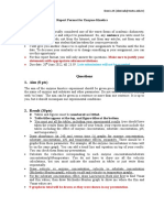 Report Format For Enzyme Kinetics - 2022