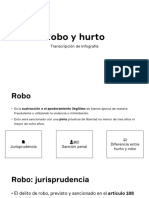 Semana 3 - Transcripción - Infografía Robo y Hurto