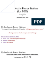 Hydroelectric Station Power Gen.