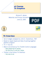 Python Short Course Lecture 6: TK Graphics