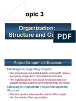 Topic 3-Organization Structure and Culture