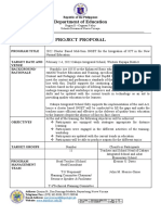 Department of Education: Program Title Target Date and Venue Background/ Rationale